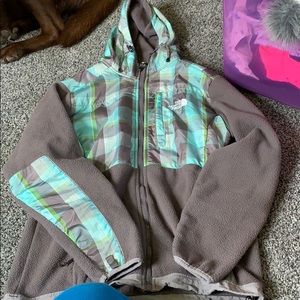 The north face plaid fleece